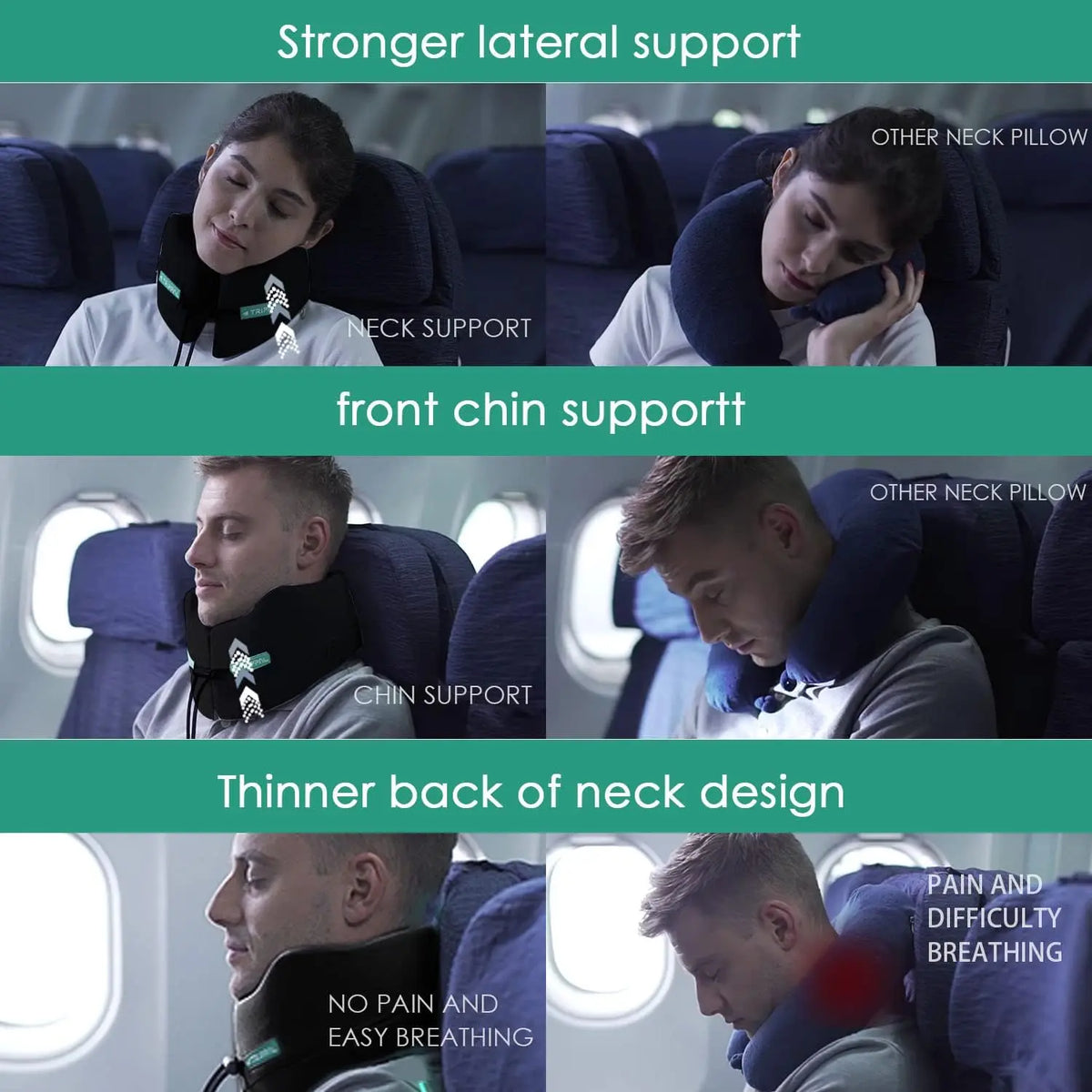 Comfort Cloud™ - Revolutionized Travel Pillow.