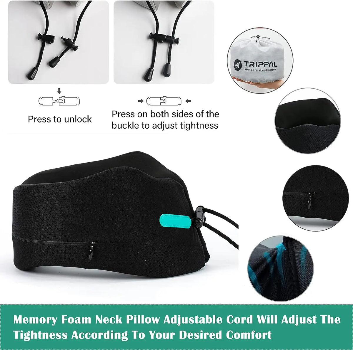 Comfort Cloud™ - Revolutionized Travel Pillow.