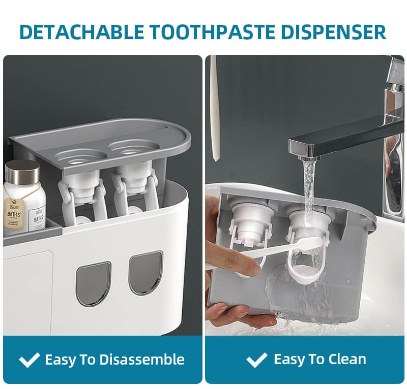 HygiHub™ - Automatic Toothbrush Holder