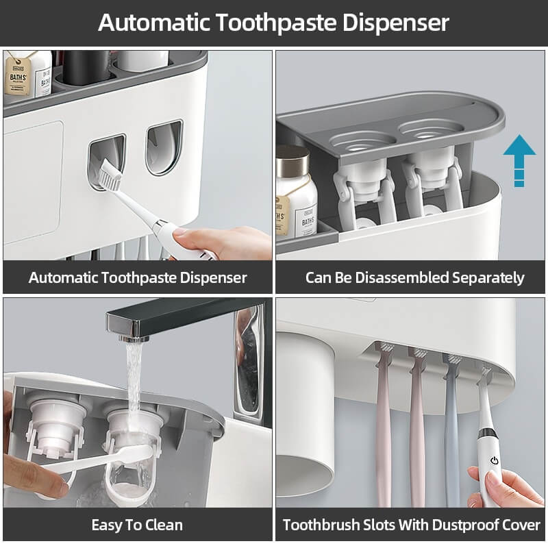 HygiHub™ - Automatic Toothbrush Holder