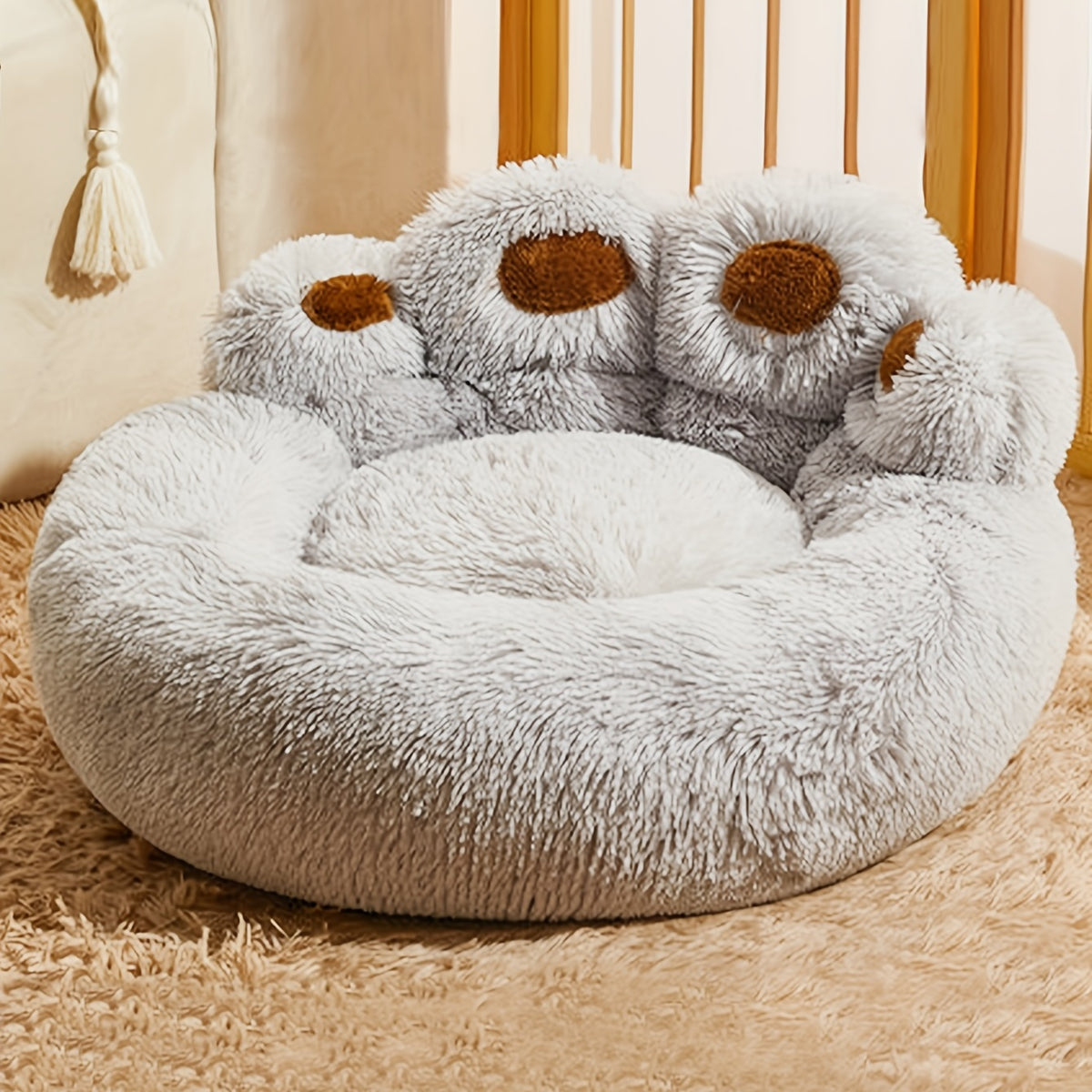 Soft Long Plush dog Bed