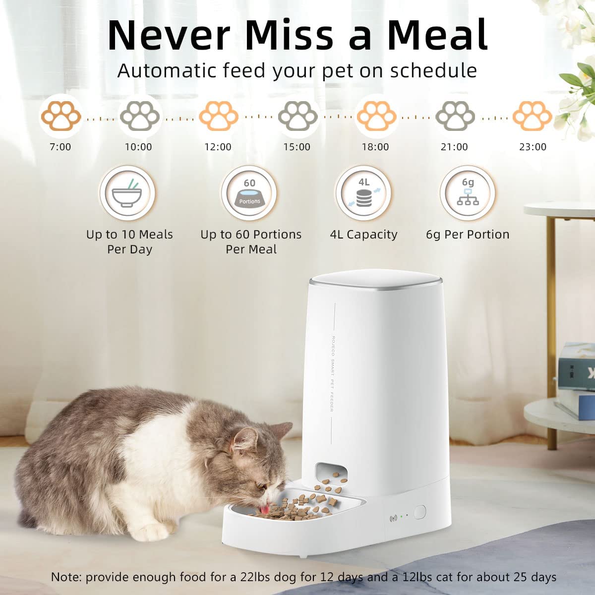FeedEase™: Smart Wi-Fi Pet Feeder for Nourishment