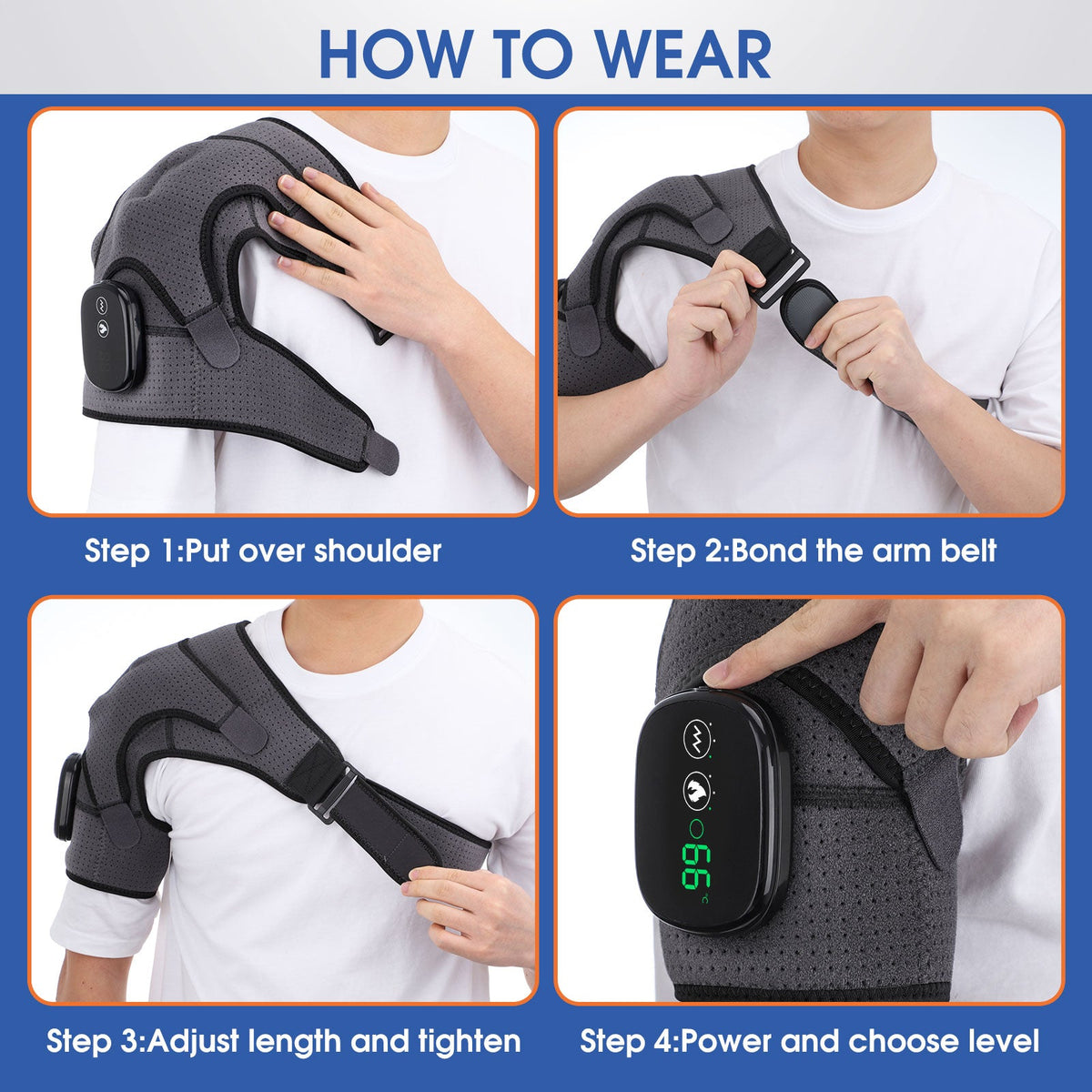 CalmCrest™ - Heating Shoulder Massager