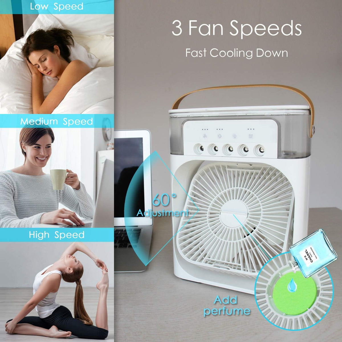 AIRFLOW™ Mist Cooling Fan
