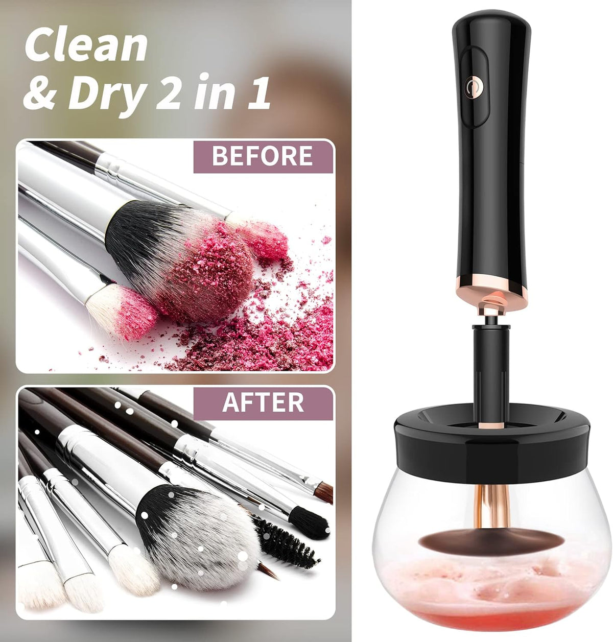 Cleansi™- Efficient and hygienic brush cleaner