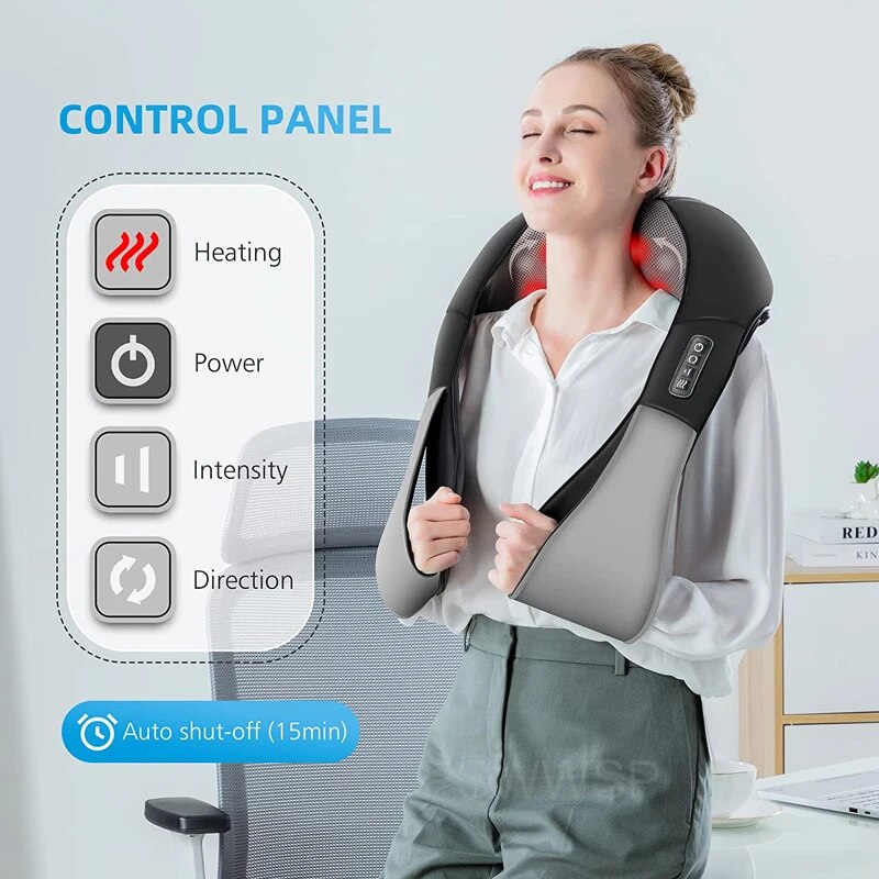 SereniTouch™: Deep Relief Neck &amp; Back Massager