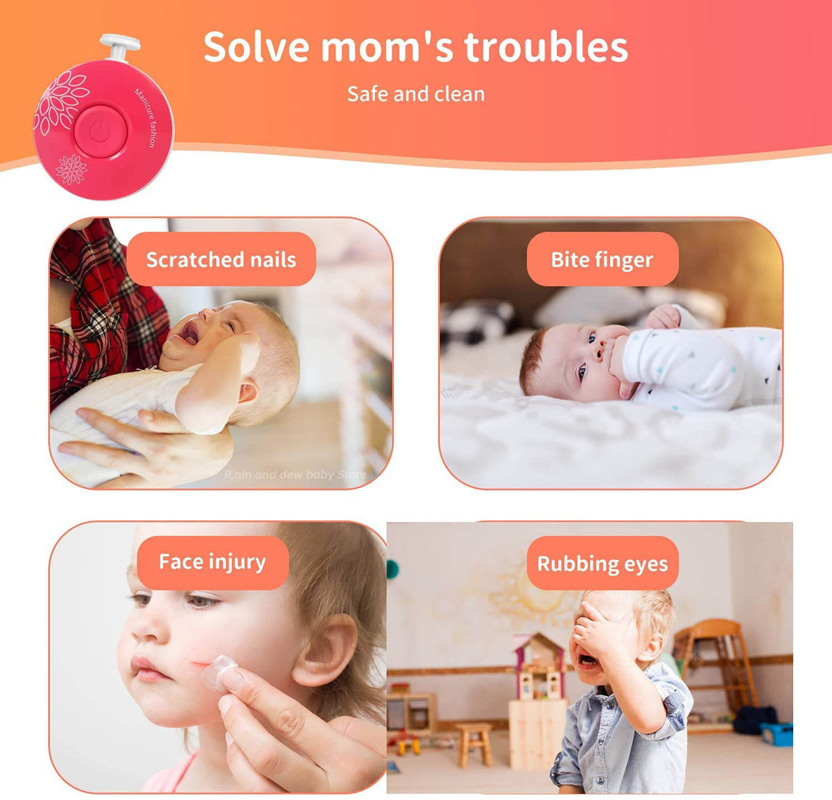 Tiny Tender™ - Electric Baby Nail Trimmer