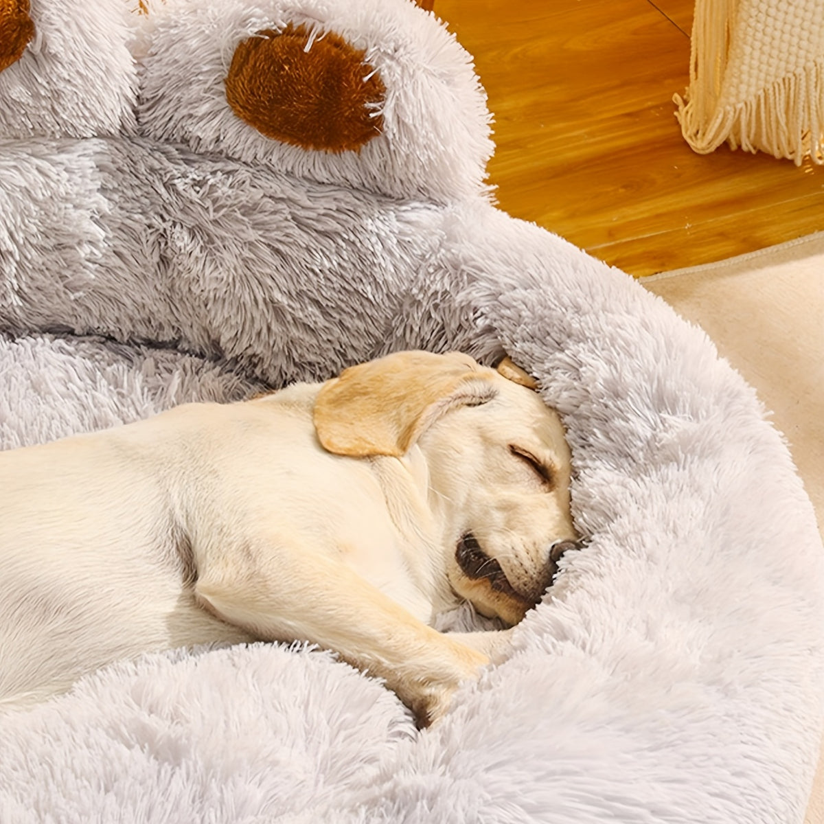 Soft Long Plush dog Bed
