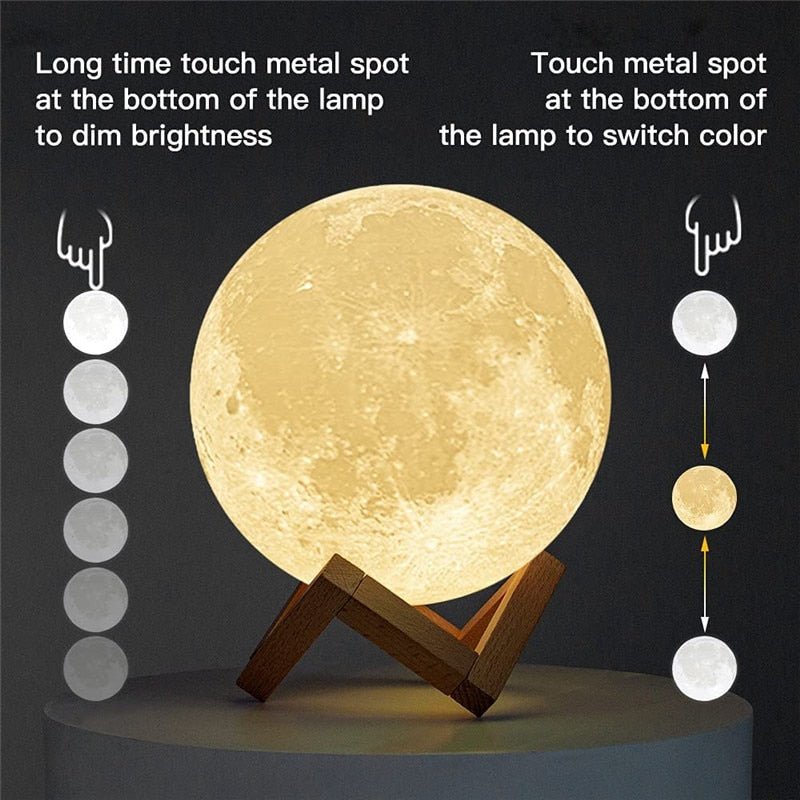 AIR-FLOAT ™ MOON LAMP Match Merch LLC