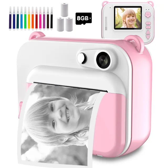 PIXELPLAY™ - KIDS DIGITAL CAMERA WITH PRINTER