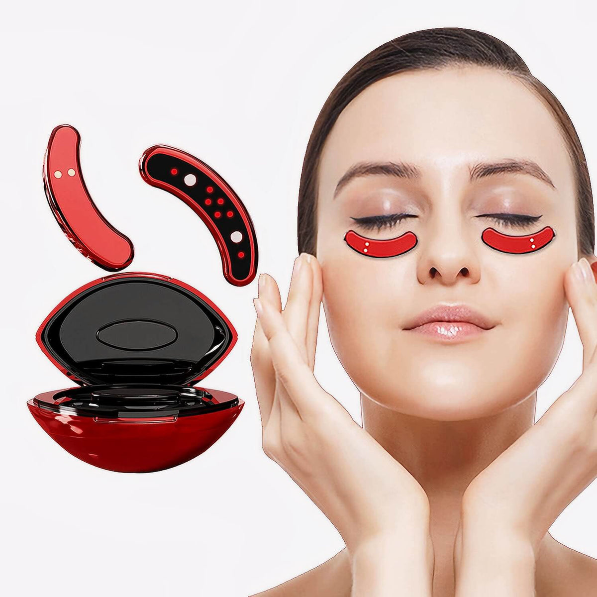 LuxePulse™ - Red Light &amp; EMS Eye Care Device