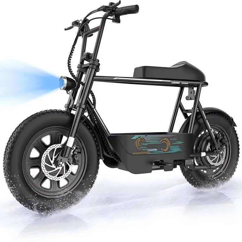Peak 1200W Electric Scooter with Seat, 16 Inch Fat Tire