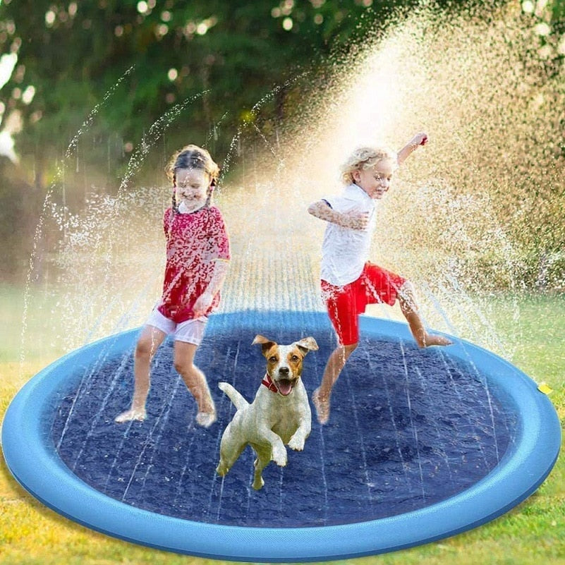 Splash Pad, Thickened Sprinkler for Pets - Match Merch LLC