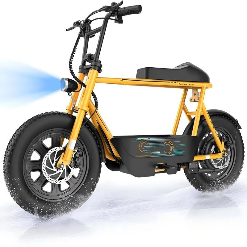 Peak 1200W Electric Scooter with Seat, 16 Inch Fat Tire