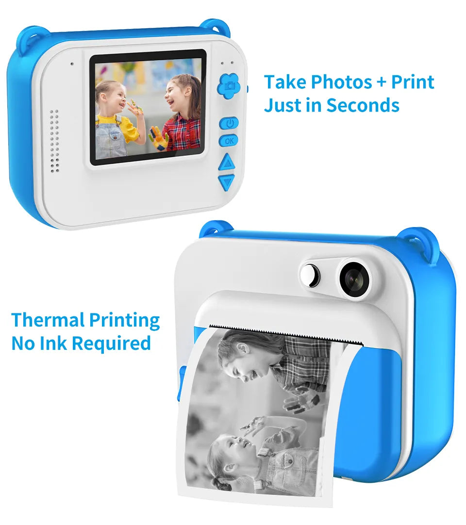 PIXELPLAY™ - KIDS DIGITAL CAMERA WITH PRINTER