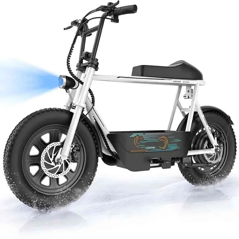 Peak 1200W Electric Scooter with Seat, 16 Inch Fat Tire