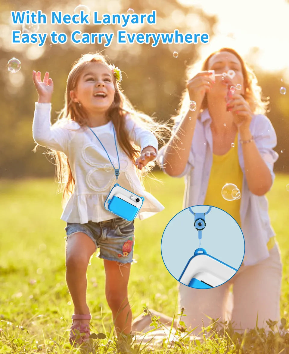 PIXELPLAY™ - KIDS DIGITAL CAMERA WITH PRINTER