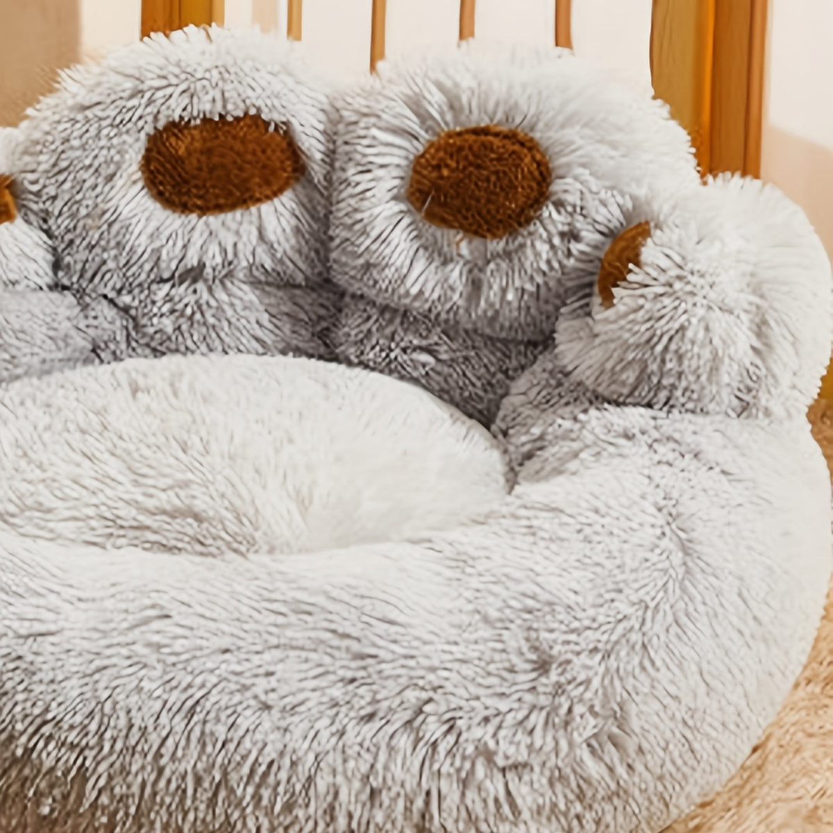 Soft Long Plush dog Bed