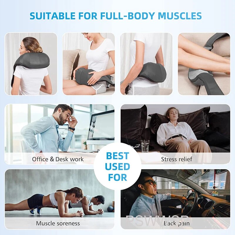SereniTouch™: Deep Relief Neck &amp; Back Massager