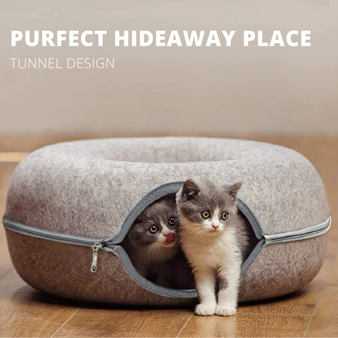 CAT DONUT-CAVE ™ BED