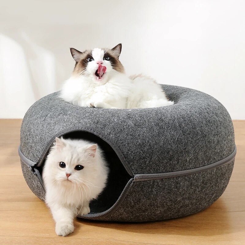 CAT DONUT-CAVE ™ BED