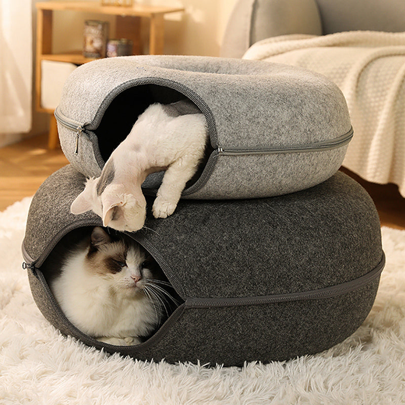 CAT DONUT-CAVE ™ BED
