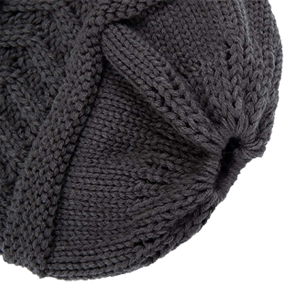 Ponytail Beanie for Women,Winter Warm Beanie