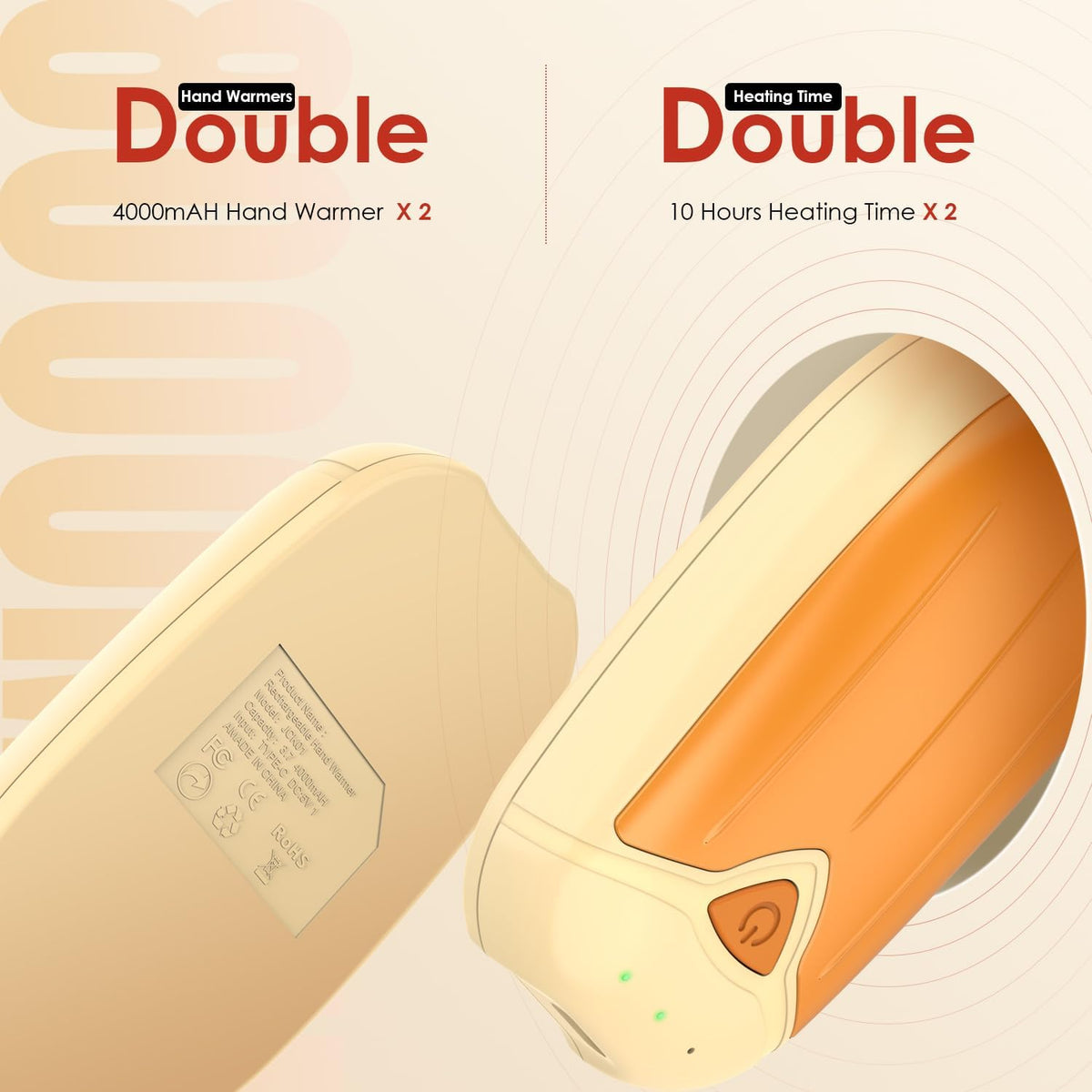 Hand Warmers Rechargeable 8000mAH Electric Hand Warmers