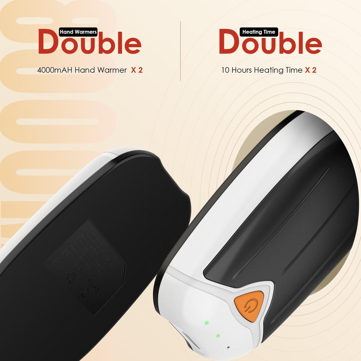 Hand Warmers Rechargeable 8000mAH Electric Hand Warmers