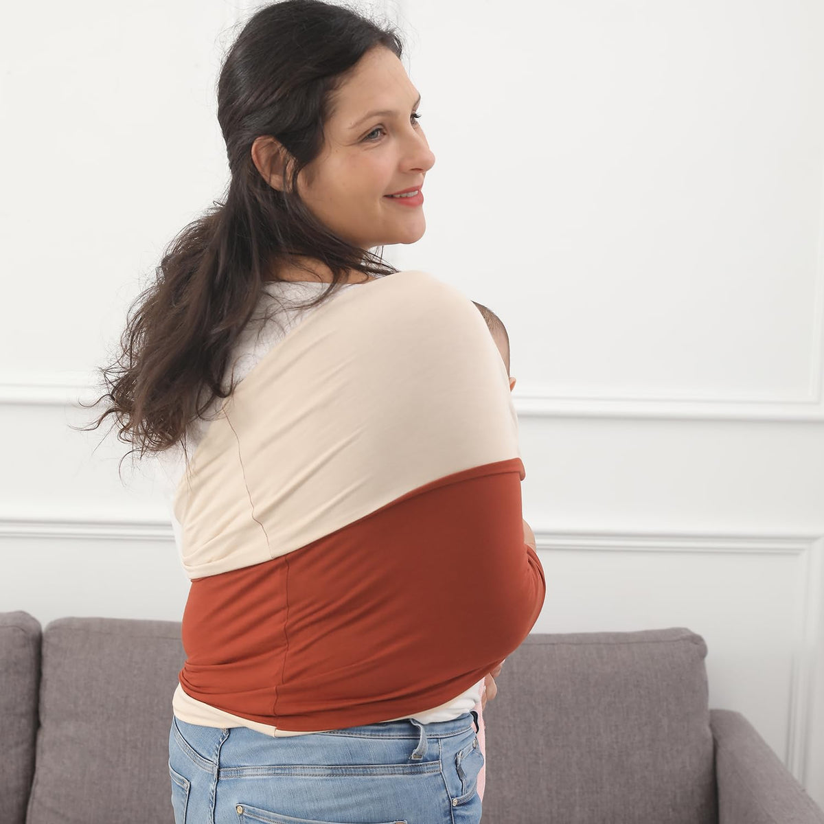 Kloovete Baby Wrap Carrier, Perfect Baby Carrier Wrap Sling for Newborn and Infant up to 35 lbs.