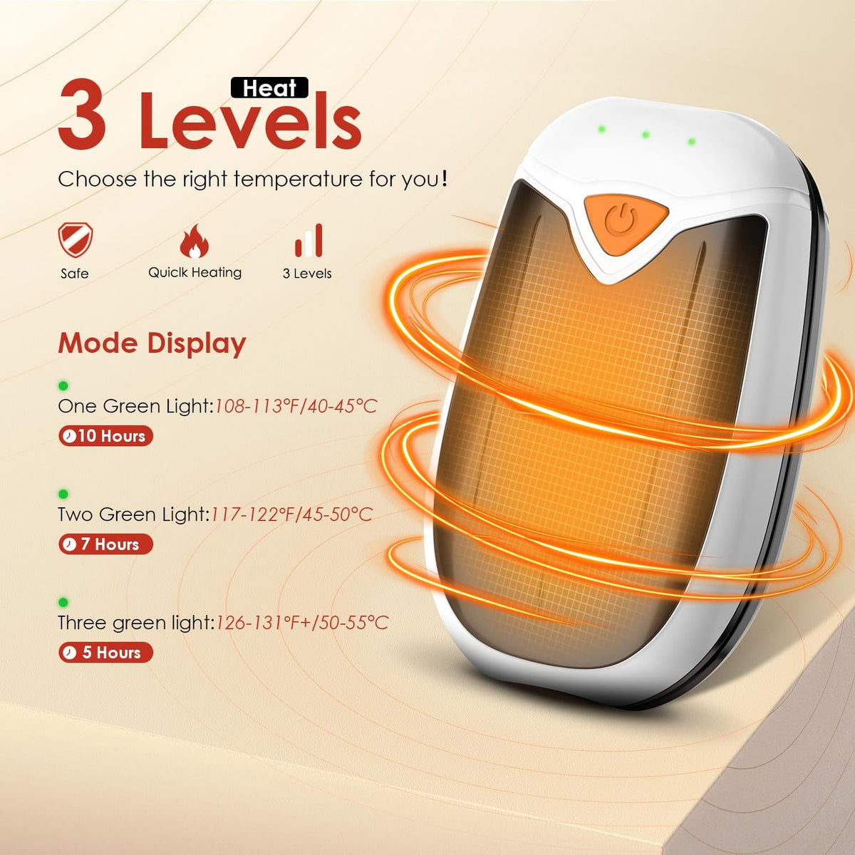 Hand Warmers Rechargeable 8000mAH Electric Hand Warmers