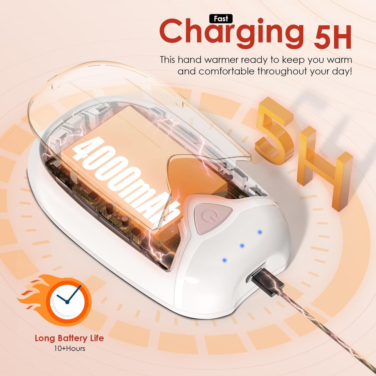 Hand Warmers Rechargeable 8000mAH Electric Hand Warmers