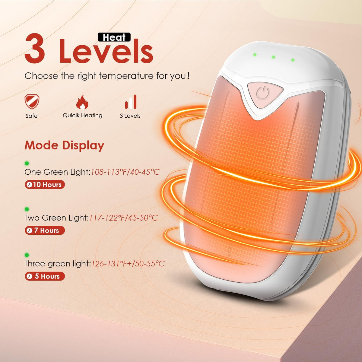 Hand Warmers Rechargeable 8000mAH Electric Hand Warmers