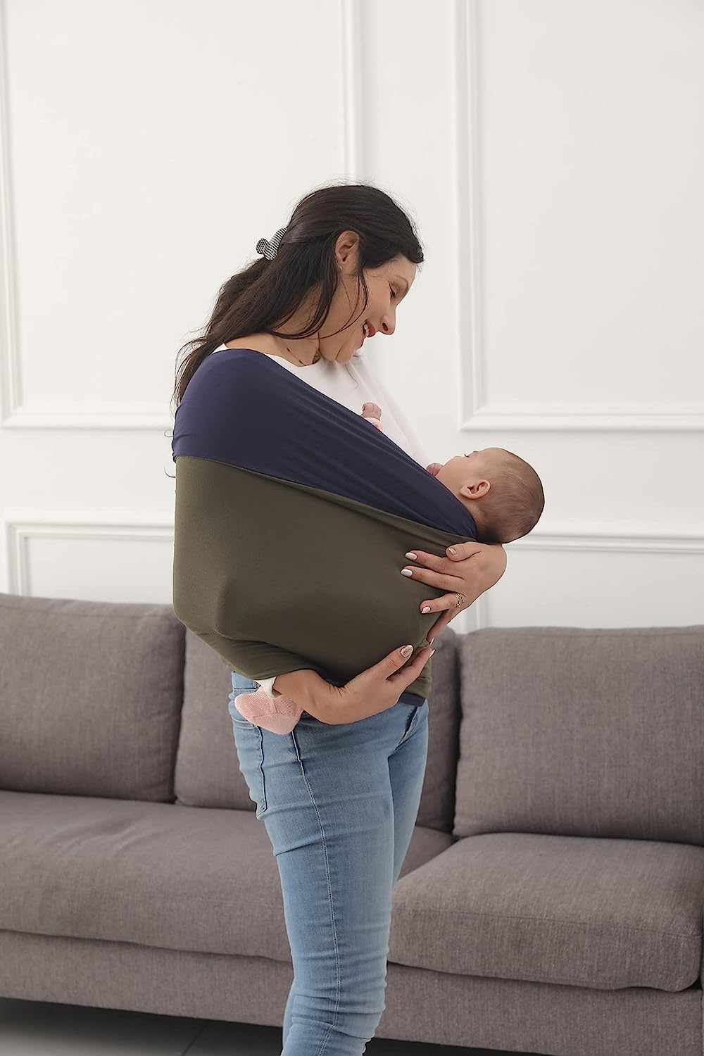 Kloovete Baby Wrap Carrier, Perfect Baby Carrier Wrap Sling for Newborn and Infant up to 35 lbs.