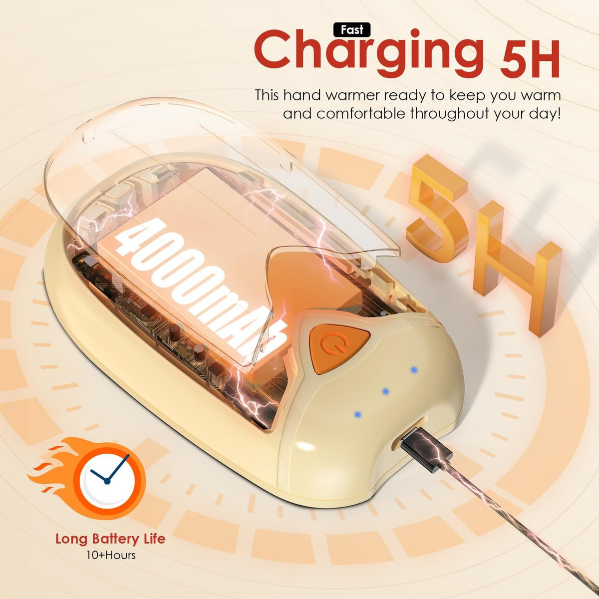 Hand Warmers Rechargeable 8000mAH Electric Hand Warmers