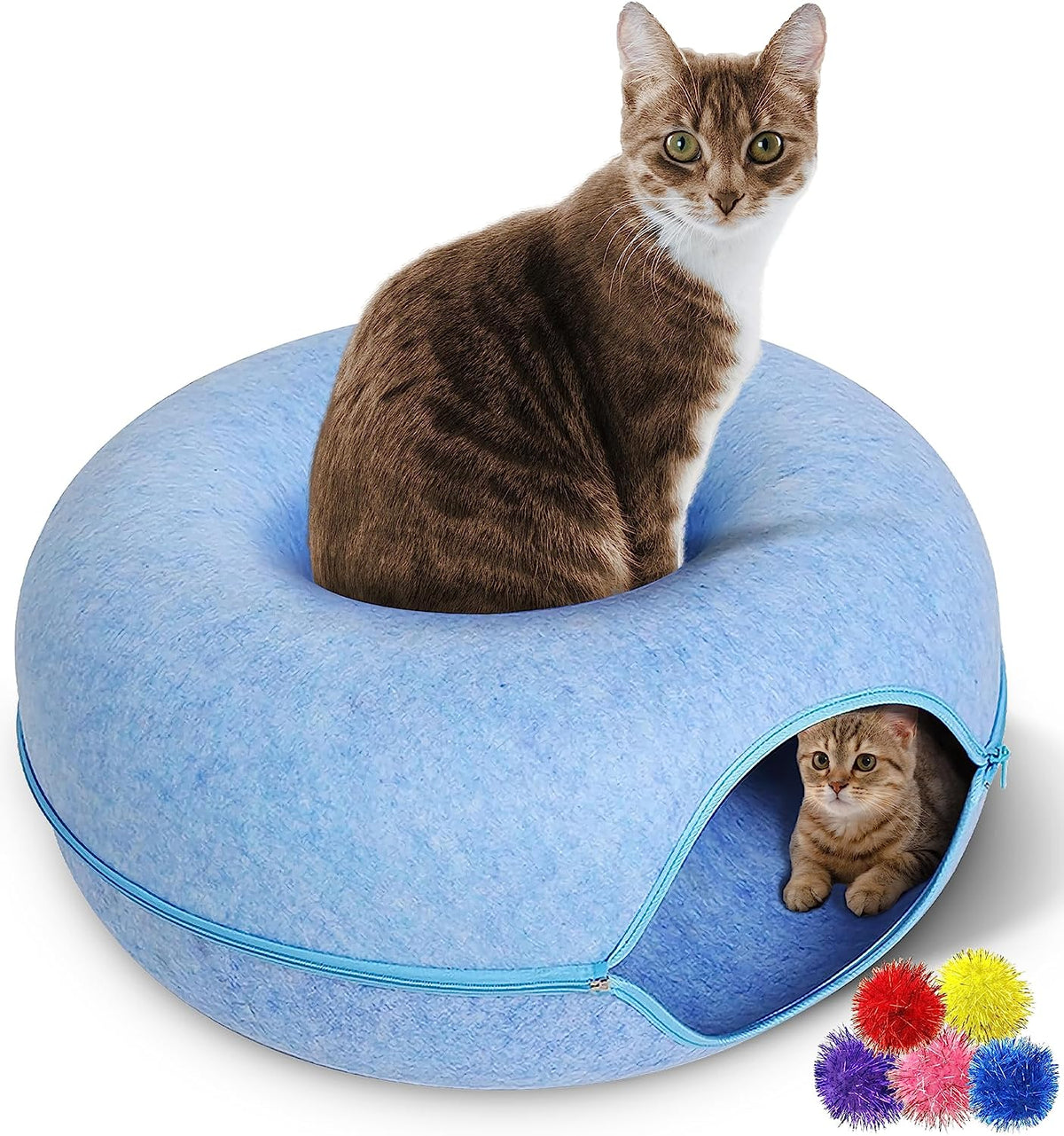 CAT DONUT-CAVE ™ BED