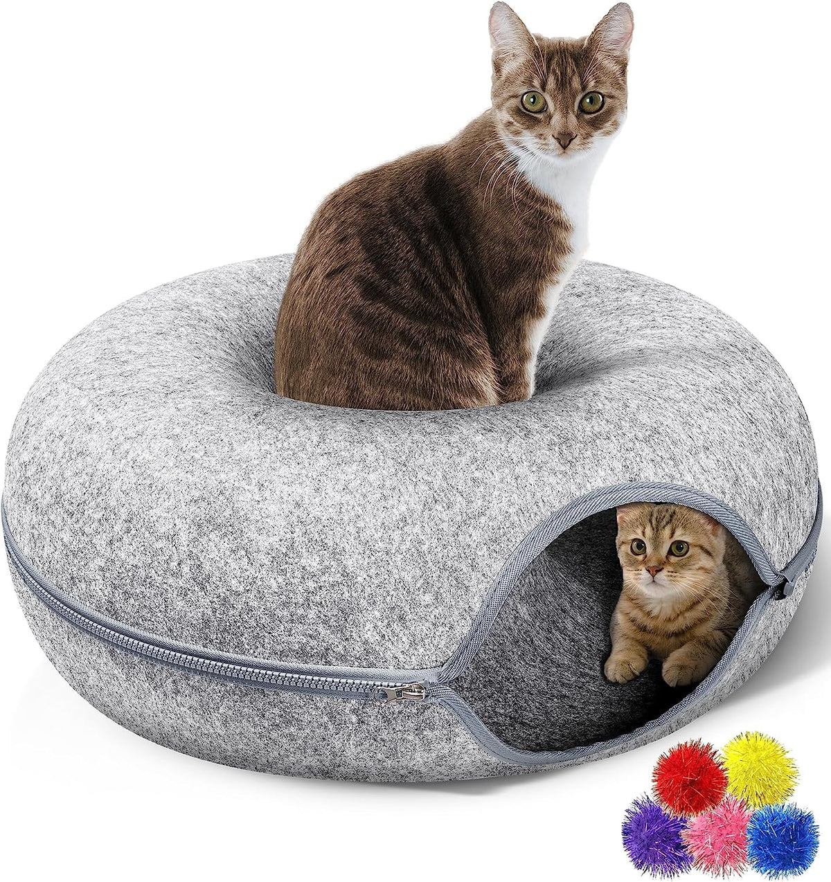 CAT DONUT-CAVE ™ BED
